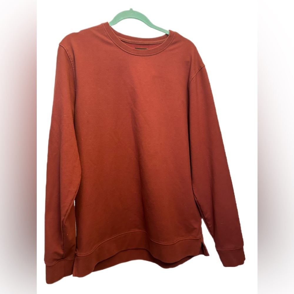 Cuts Hyperlink Split Hem Mens Pullover Sweatshirt… - image 1